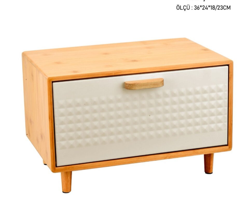 MIEN-5T02 BEYAZ EKMEK DOLABI