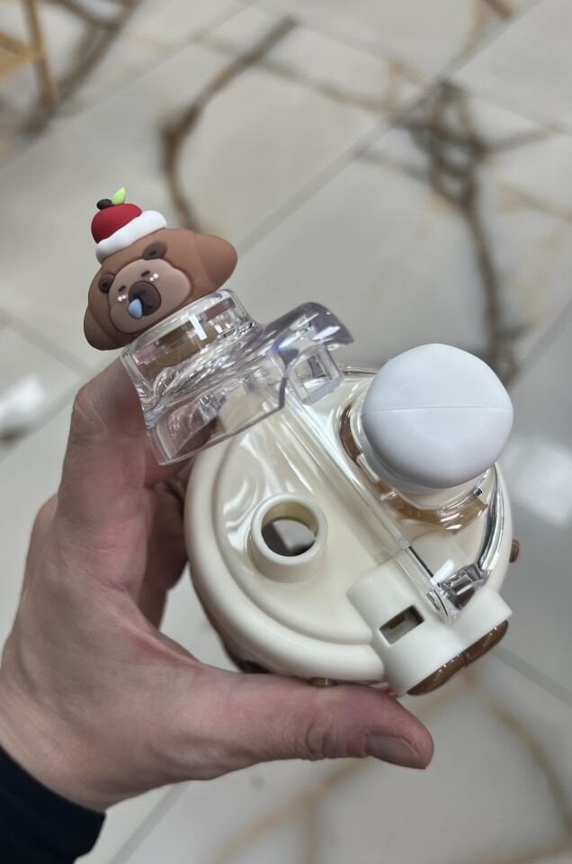 D2550- 580ML İP ASKILI TRİTAN MATARA ÇİFT İÇİMLİ