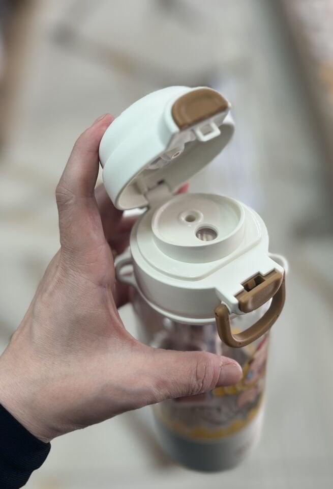D2560- 600ML ip ASKILI TRİTAN ÇİFT İÇİMLİ MATARA