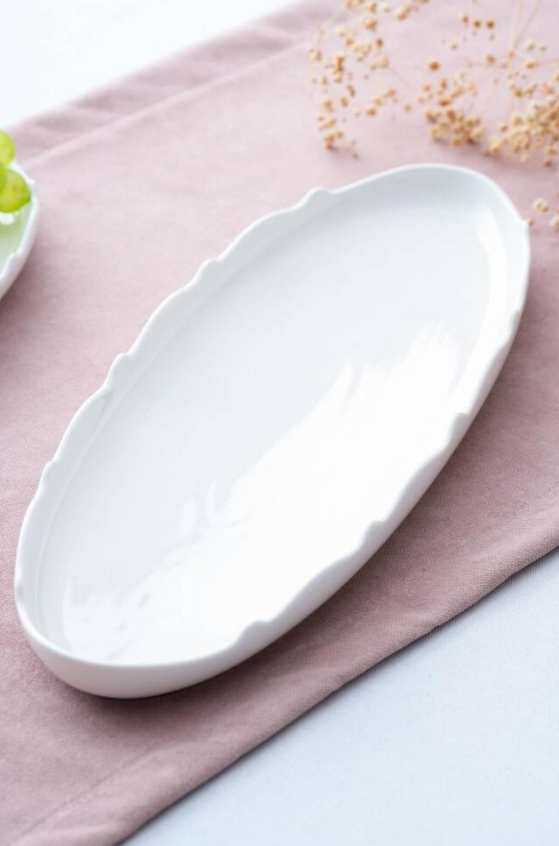 Nirvana  32cm Oval Kayık Tabak 1Adet (Por6301)