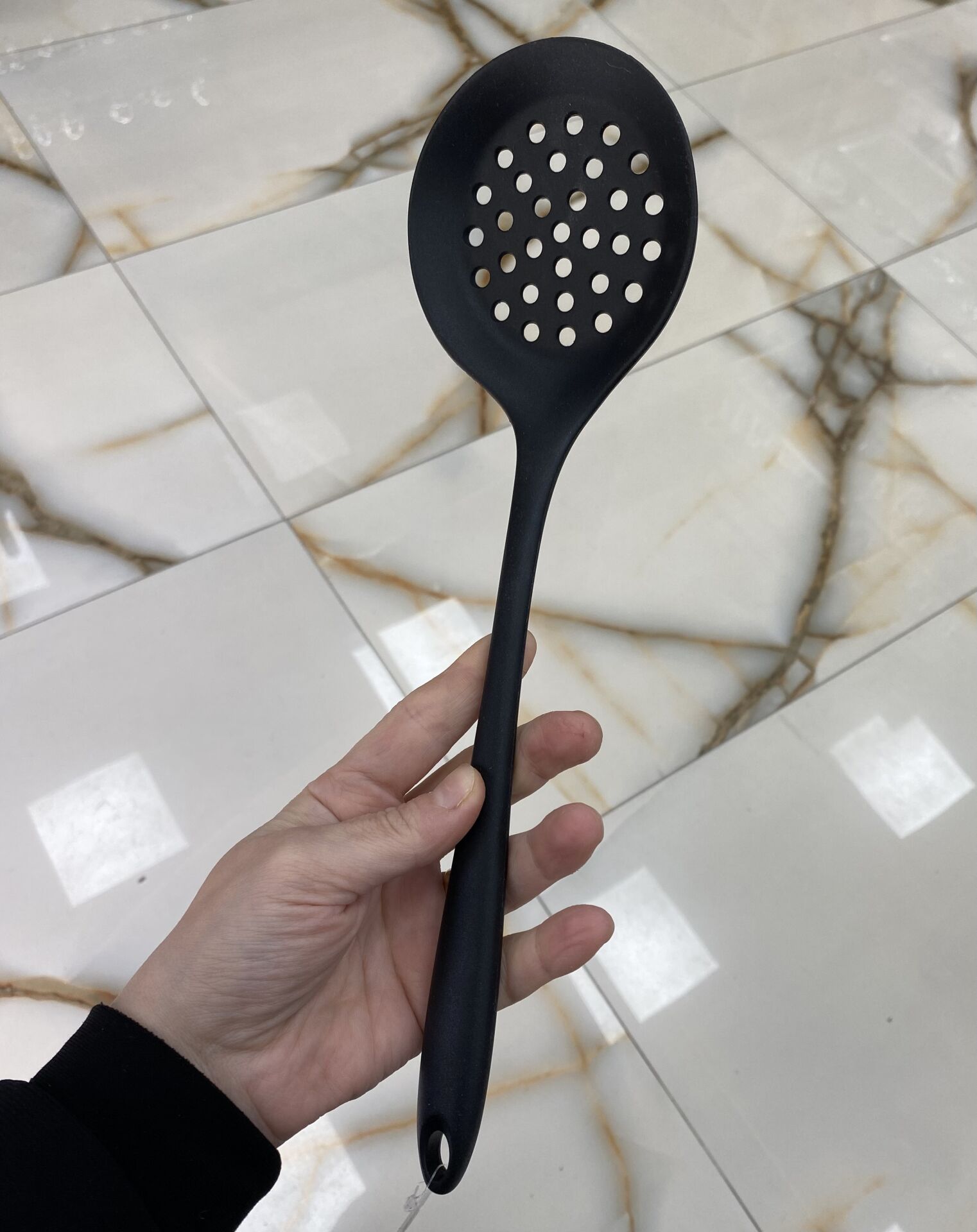 İçi Sert Destekli Silikon Delikli Kevgir