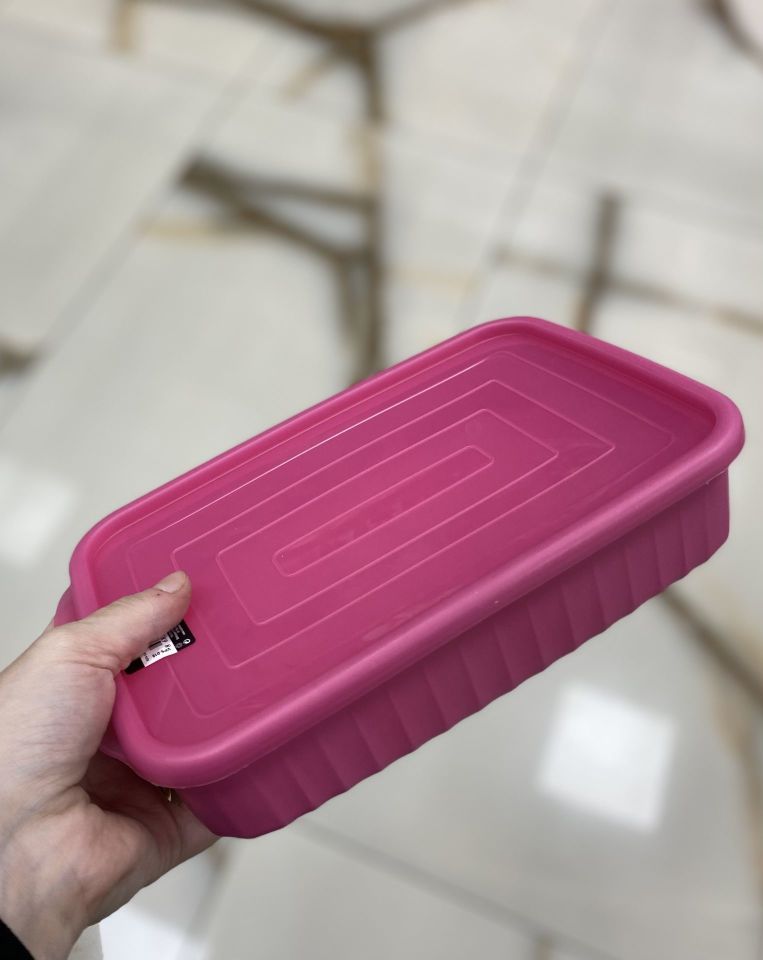 1500ml Dikdörtgen saklama kabı