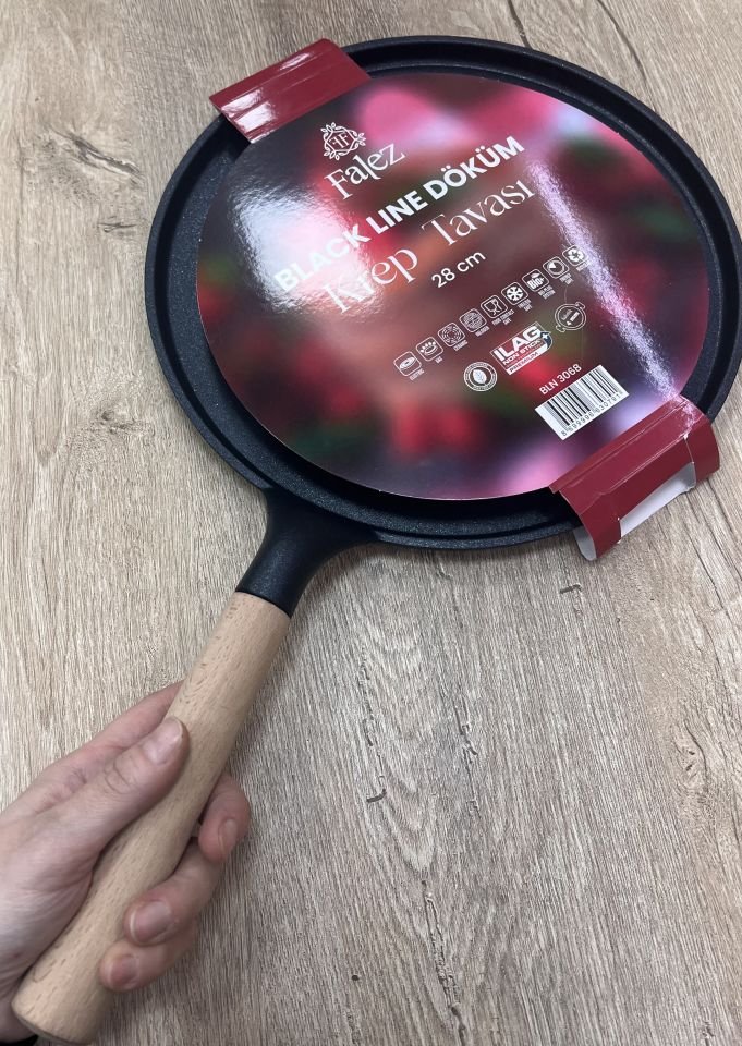 Falez Döküm 28cm Krep Tava