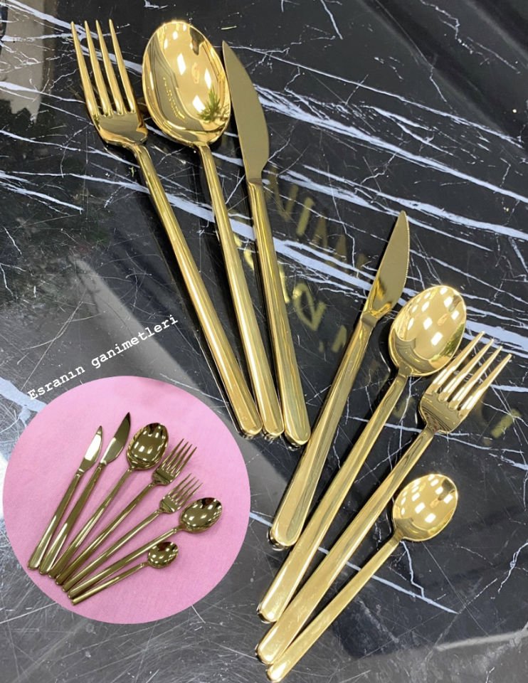Alegra 42 Parça 6 Kişilik KÇB Seti Gold