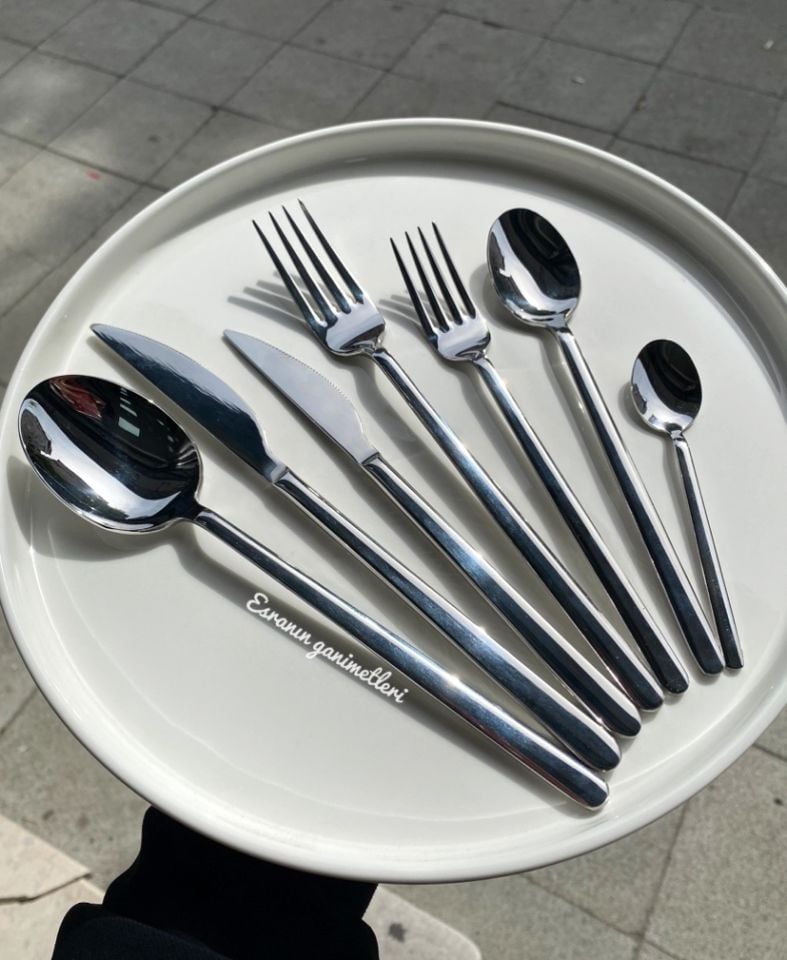 Alegra 42 Parça 6 Kişilik KÇB Seti Silver