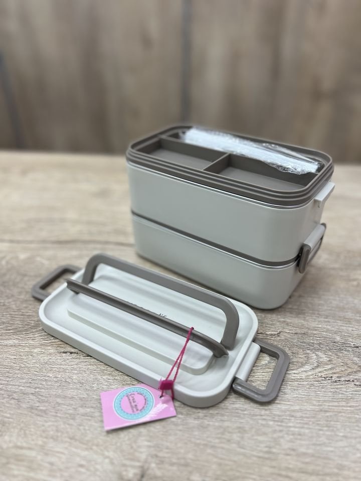 BL01029- 2 KATLI KASELİ YEMEK TAŞIMA KABI LUNCHBAX