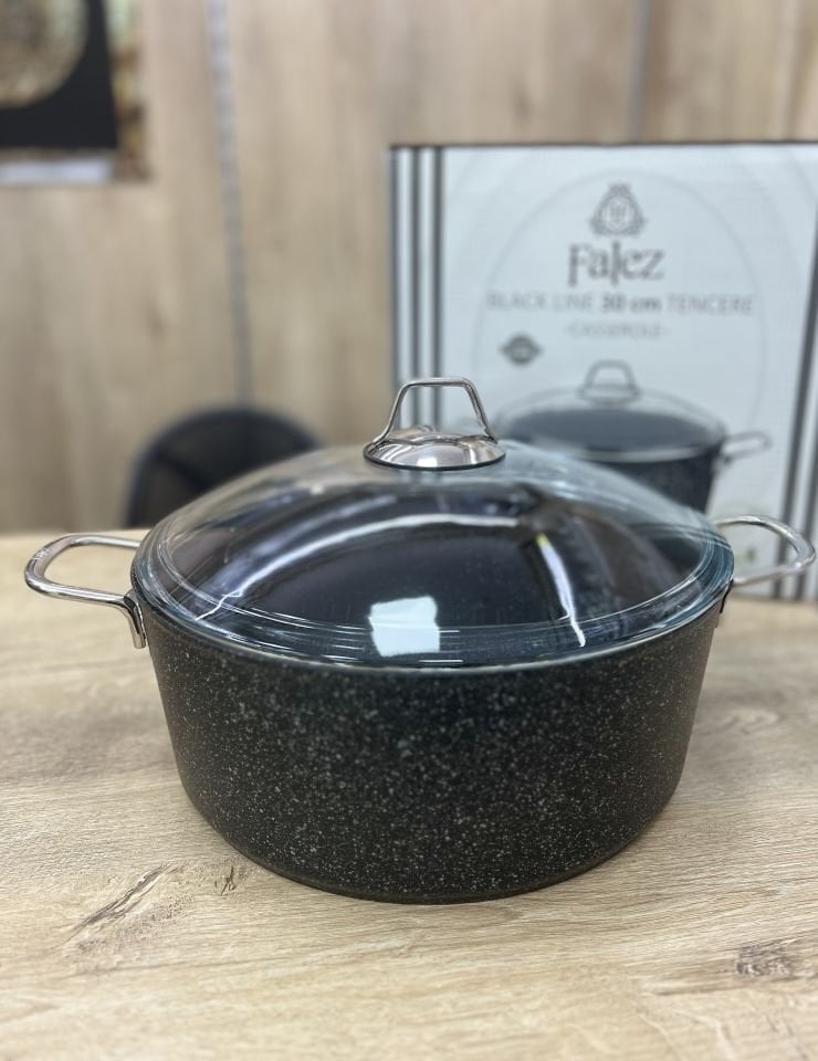 Falez Blacline 30cm derin Tencere