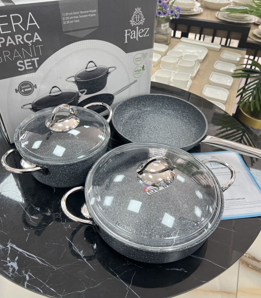 Falez Hera 5 Parça Tencere Set
