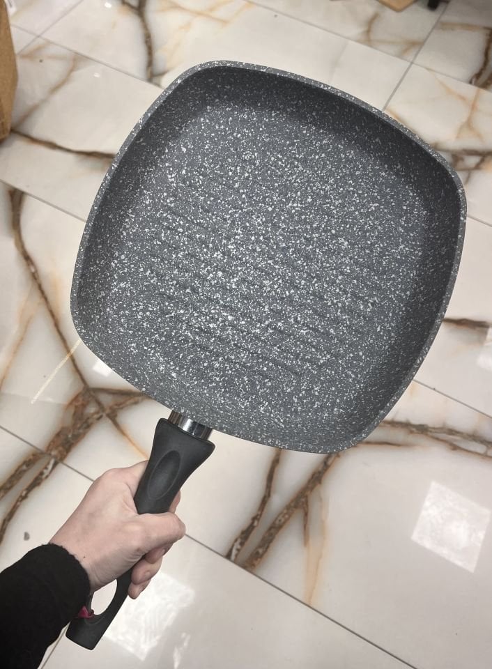 Falez 28cm Döküm Gril Tava