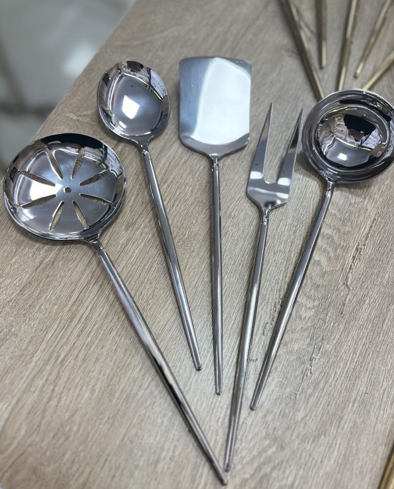 Almeria 6mm Uzun 5li Kepçe Seti