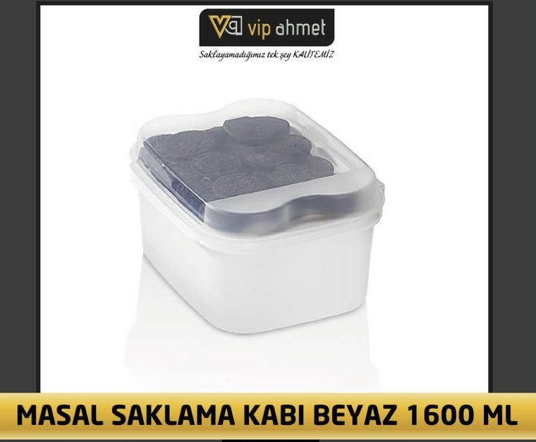 VP-141 Masal Saklama Kabı 1600ml- Beyaz