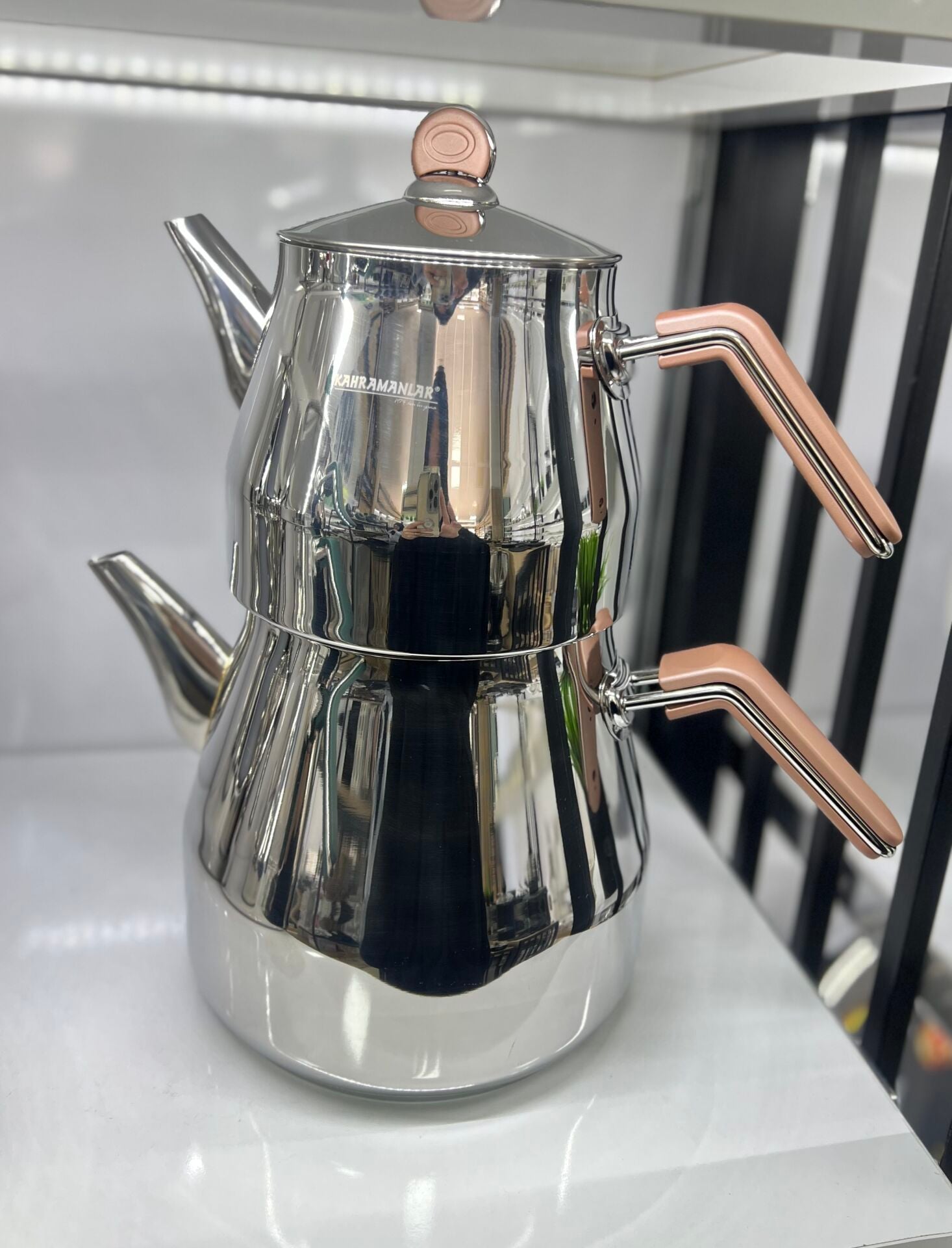 PRİZMA MAXİ ÇELİK ÇAYDANLIK ROSEGOLD (KHR 1027)