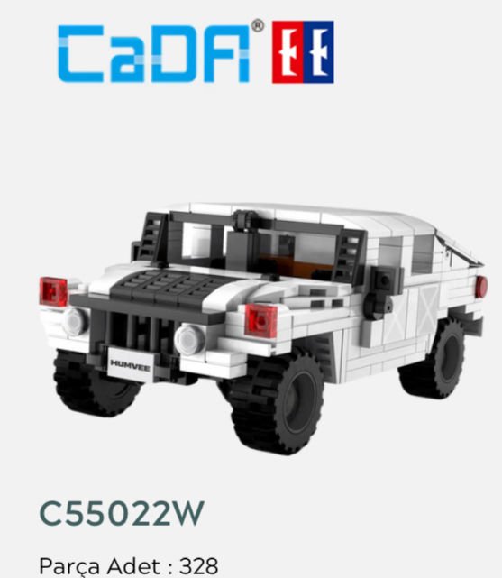 C5022- Cada Yapboz Araba 328 parça