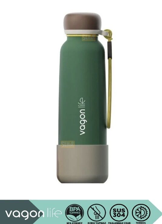 VGN-1106 ÇELİK TERMOS 750ML PİPETLİ  KAYMAZ TABAN
