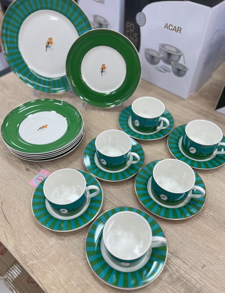 NCY-8548 6 KİŞİLİK 19 PRÇ PASTA SET