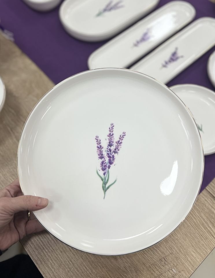 Soft Royal Lavanta 26cm Servis Tabak 1 Adet