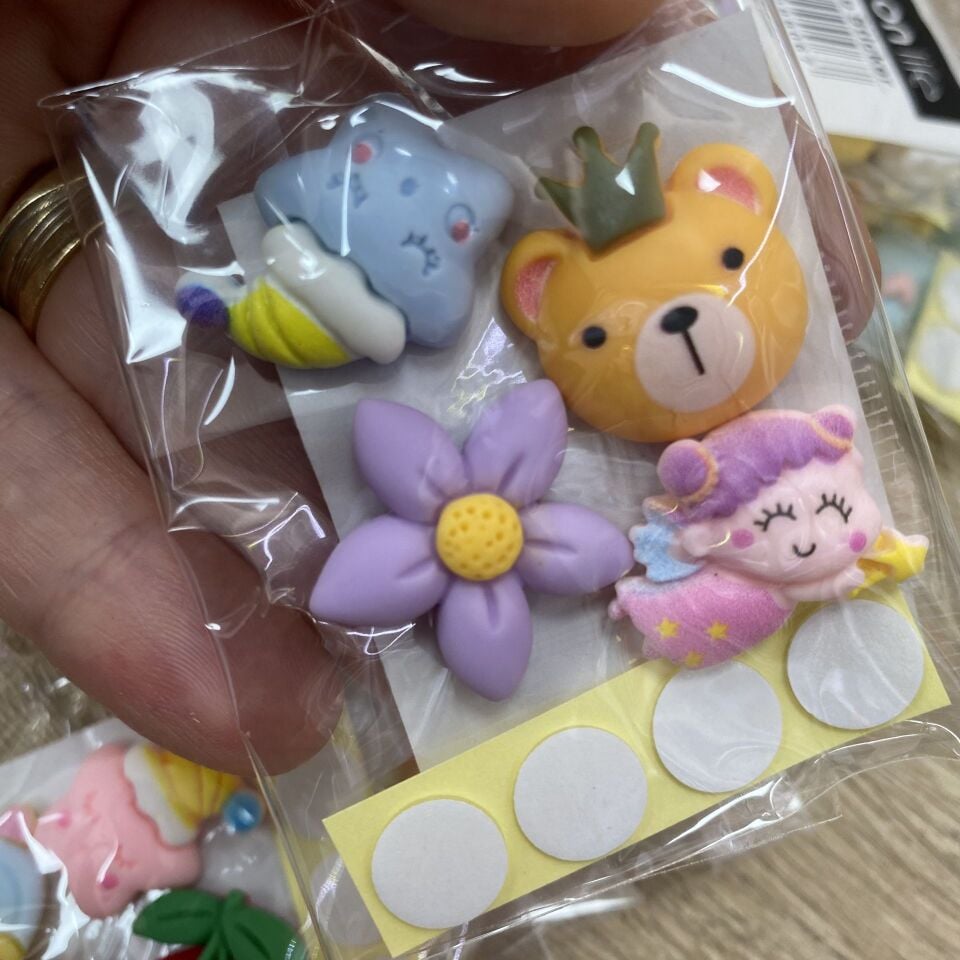 3D Matara Sticker 8 Adet (karışık gönderilir)