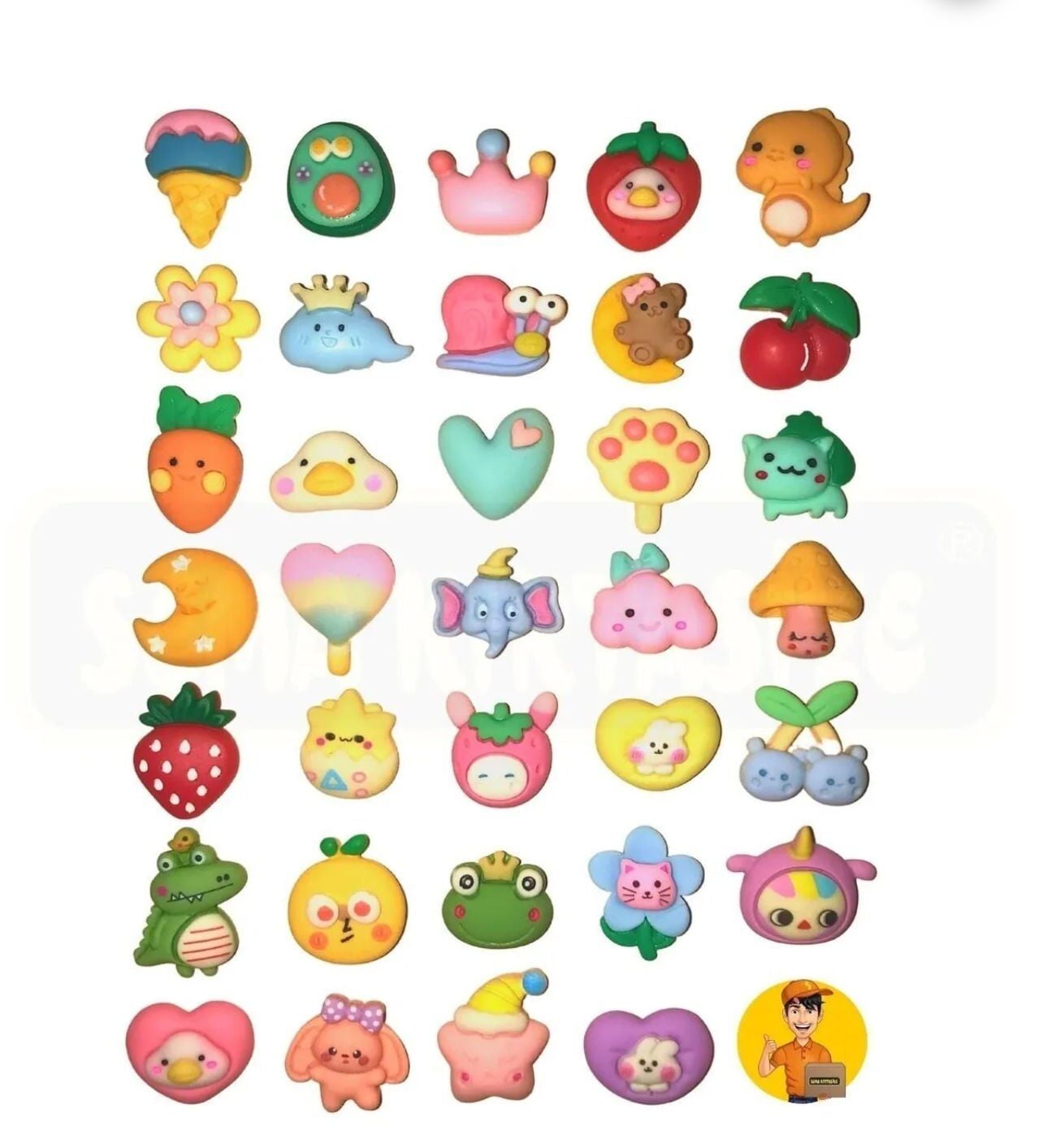 3D Matara Sticker 8 Adet (karışık gönderilir)