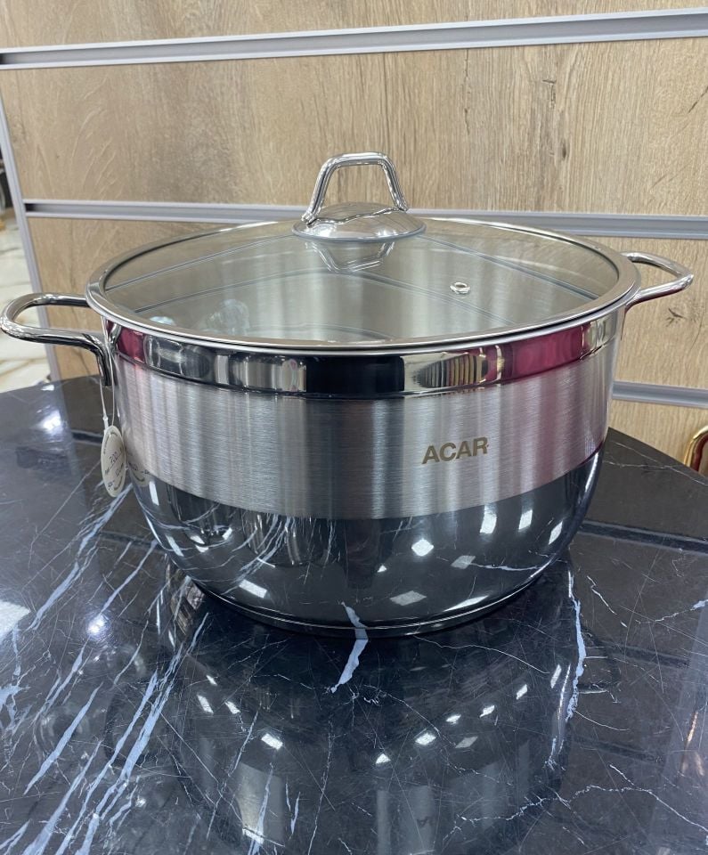 Acar Karat  8 Litre 26cm  Çelik Tencere