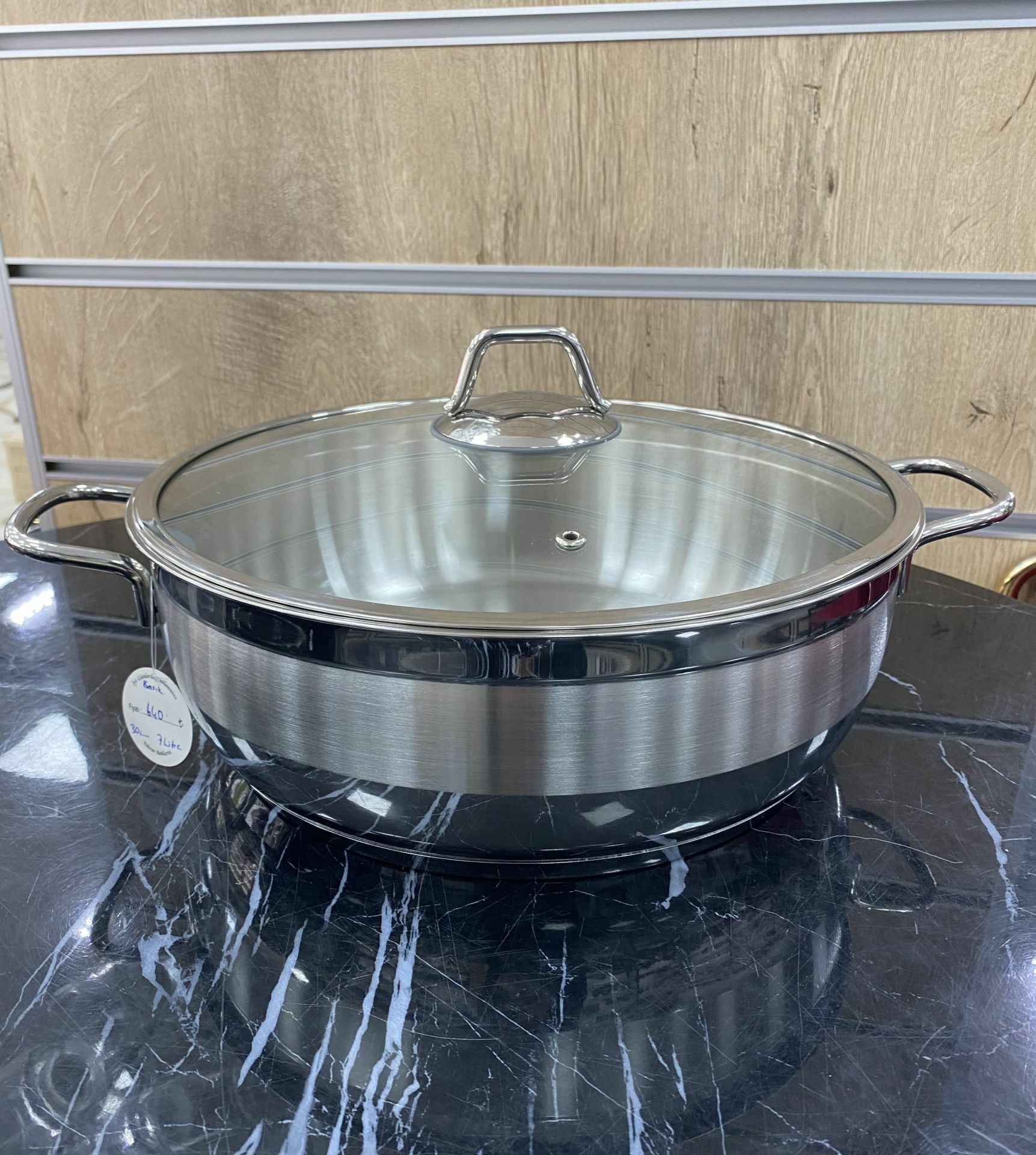 Acar Karat  5 Litre 28cm Çelik Tencere Basık