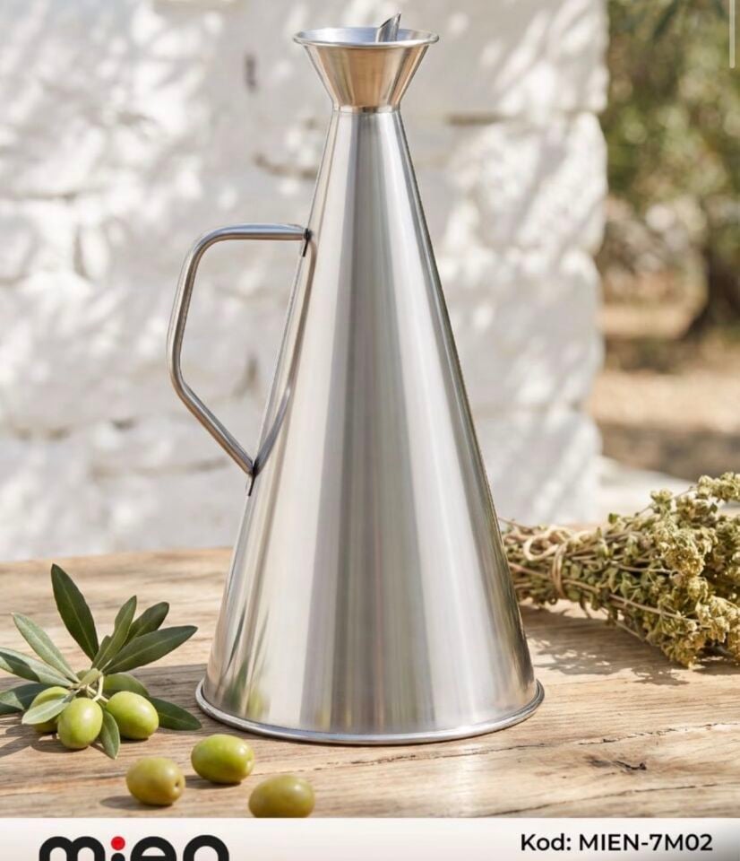 MIEN-7M02 1000 ML PASLANMAZ ÇELİK YAĞLIK