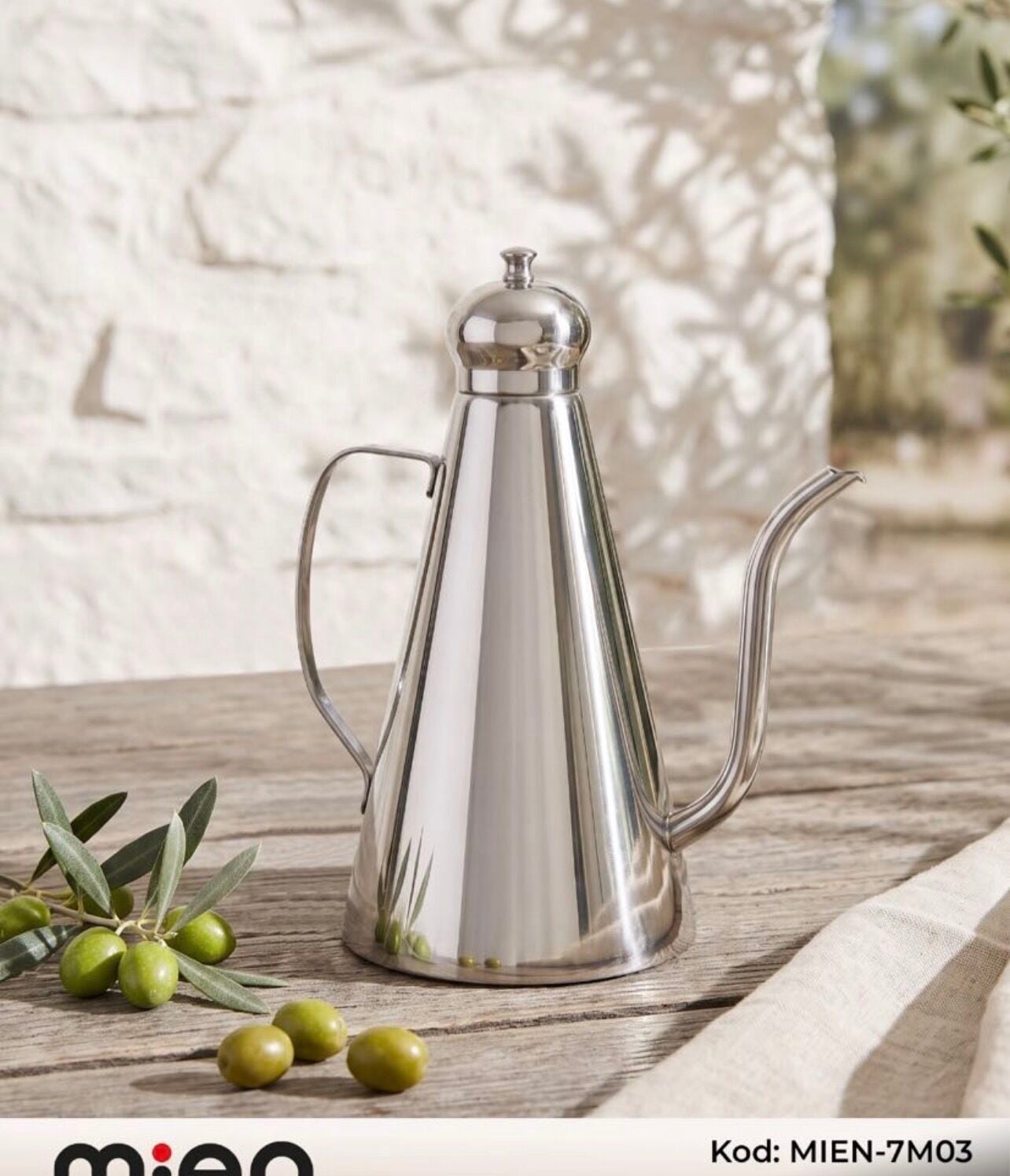 MIEN-7M03 650 ML PASLANMAZ ÇELİK YAĞLIK