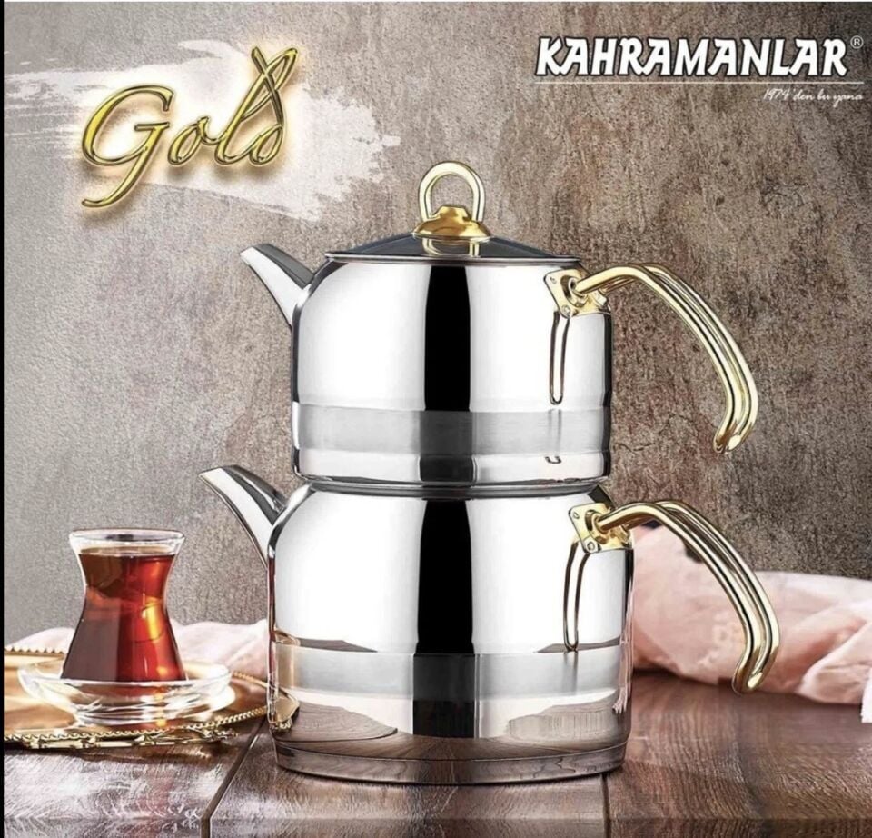 ENZA ORTA BOY ÇAYDANLIK (GOLD)