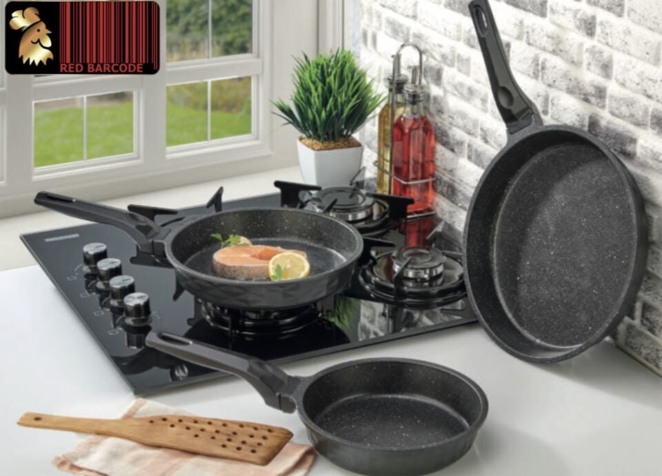 POLOCHEF 3lü  DÖKÜM TAVA SET (20-24-28CM) CDT-128