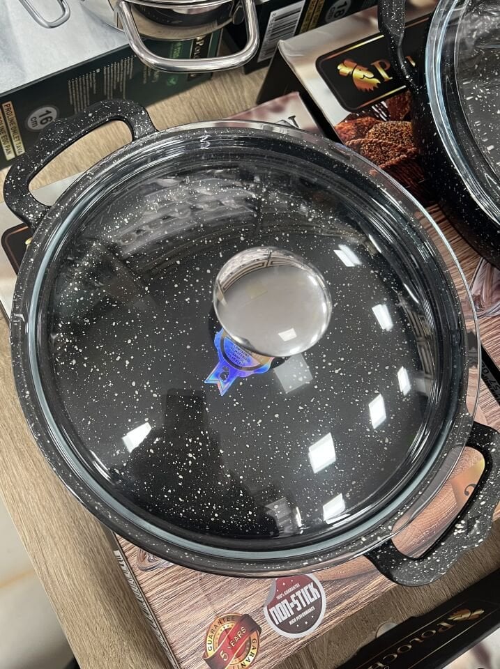 POLOCHEF DÖKÜM GRANİT 22 CM KAPAKLI SAHAN IKS-122