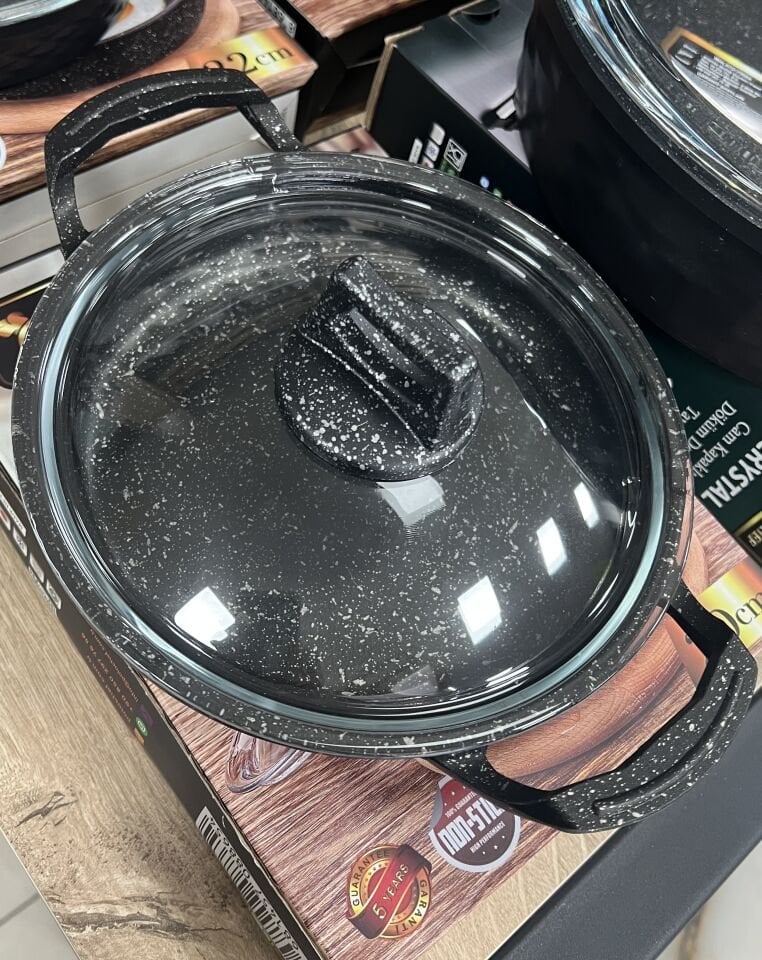 POLOCHEF DÖKÜM GRANİT 20 CM KAPAKLI SAHAN IKS-120