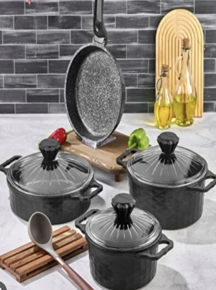 POLOCHEF 7 PRÇ GRANİT DÖKÜM TENCERE SET