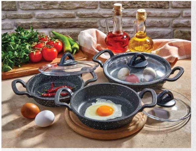 18/20/22cm Döküm Sahan Set