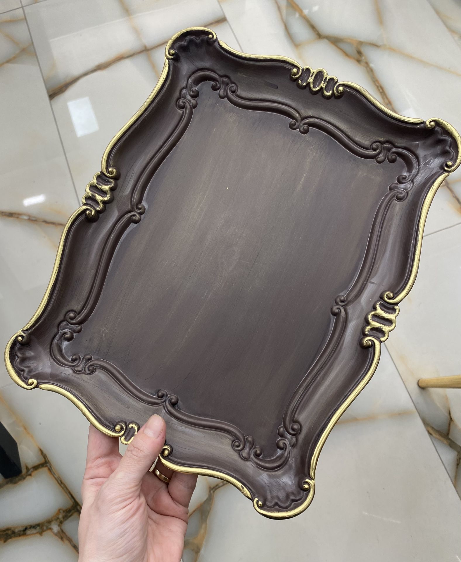 30-24cm Vintage Küçük Boy Sultan Tepsi