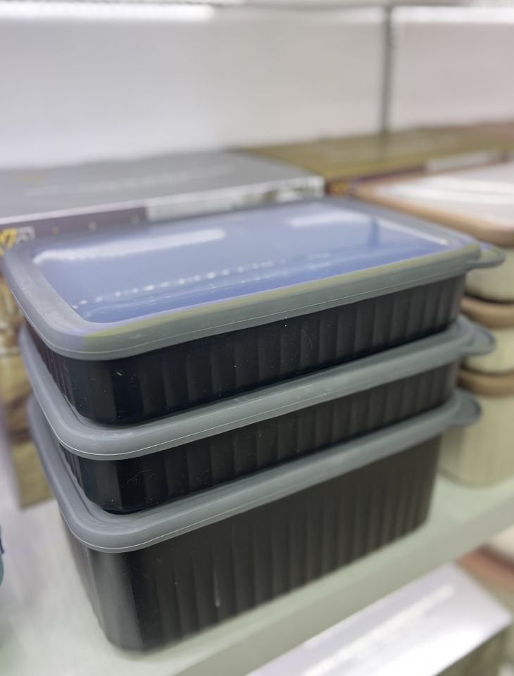 Vp822- vipahmet 3lü Dikdörtgen Saklama Kabı