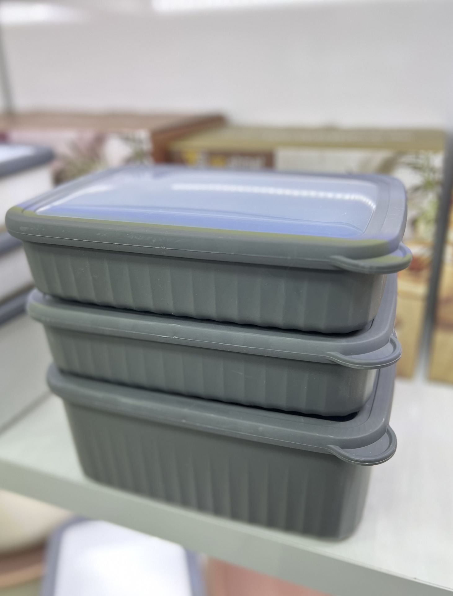 Vp811-vipahmet 3lü Dikdörtgen Saklama Kabı