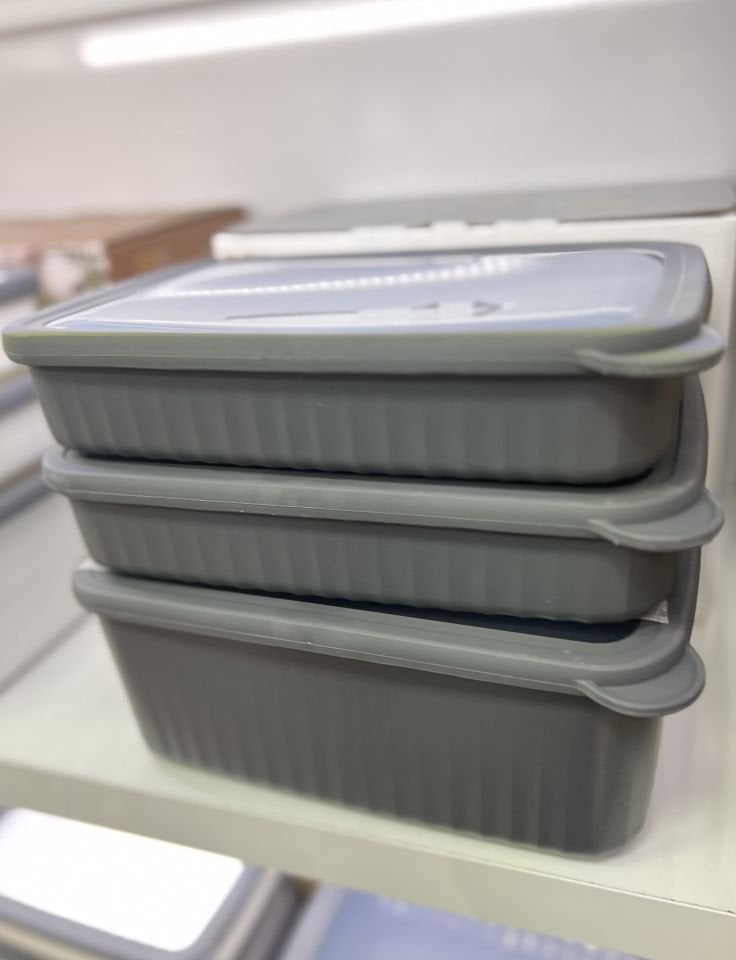 Vp821- vipahmet 3lü Dikdörtgen Saklama Kabı