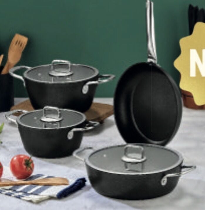 POLOCHEF TİTANYUM 7 PARÇA TENCERE TAKIMI