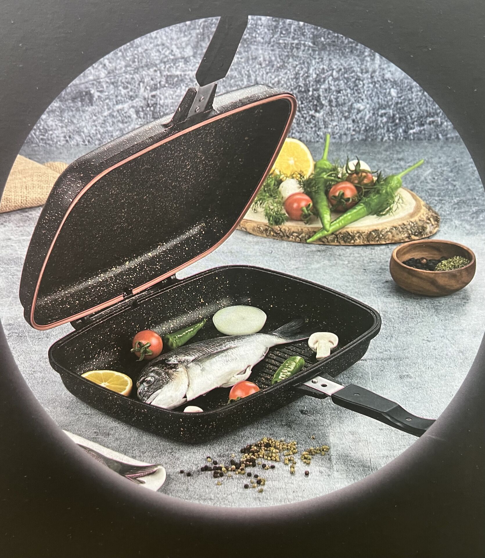 36cm IZGARA TAVA POLOCHEF