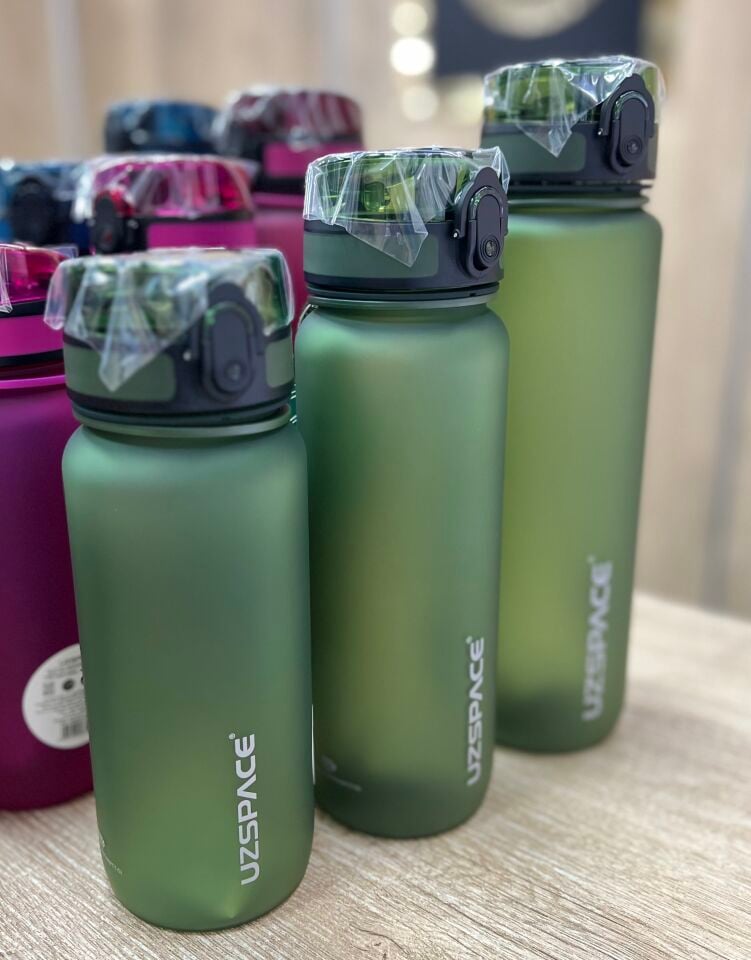 UZSPACE 650-800-1000ML MATARA YEŞİL (ML SEÇİNİZ)