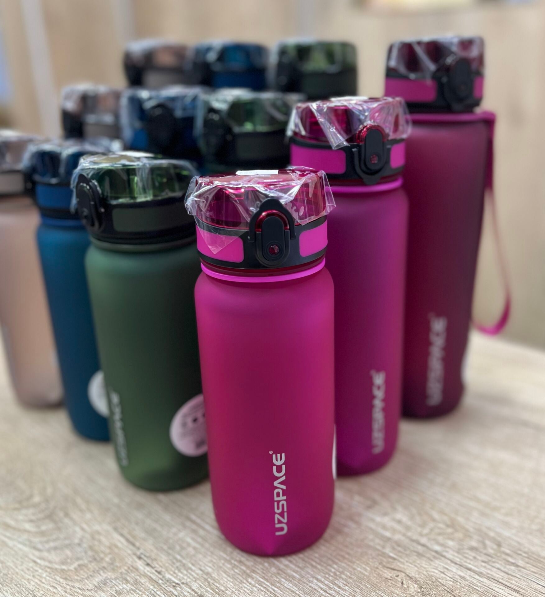 UZSPACE 650-800-1000ML MATARA FUŞYA (ML SEÇİNİZ)