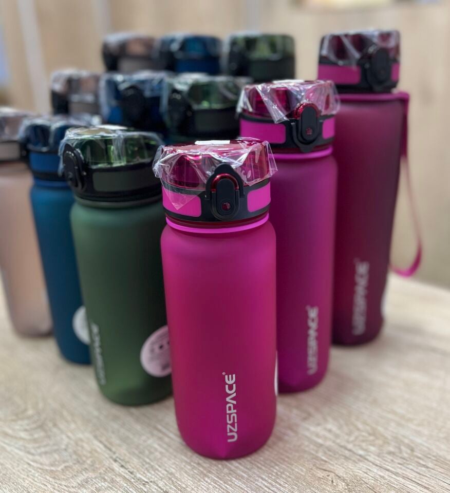 UZSPACE 650-800-1000ML MATARA FUŞYA (ML SEÇİNİZ)