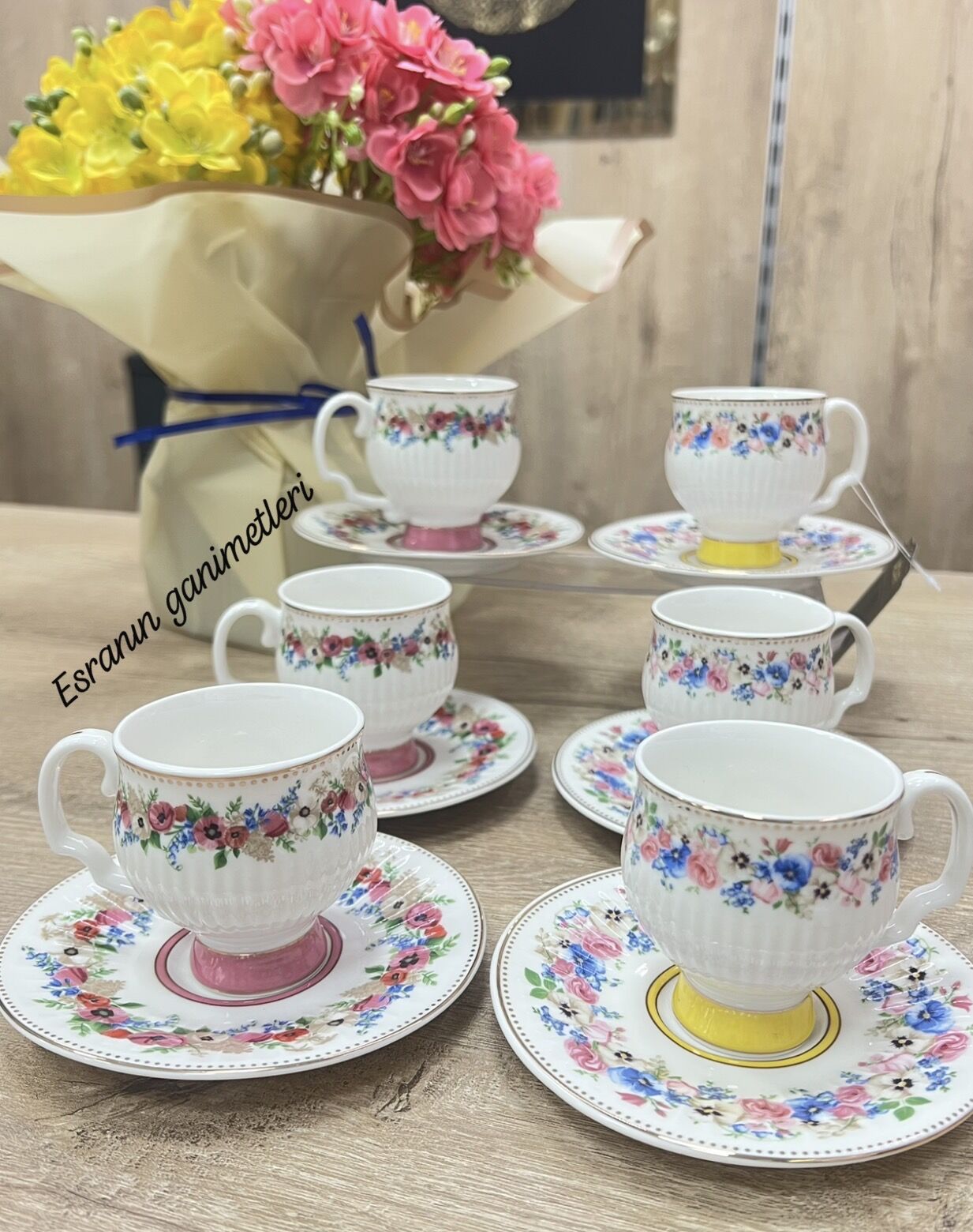 SYT-8097 6 LI FİNCAN TAKIM