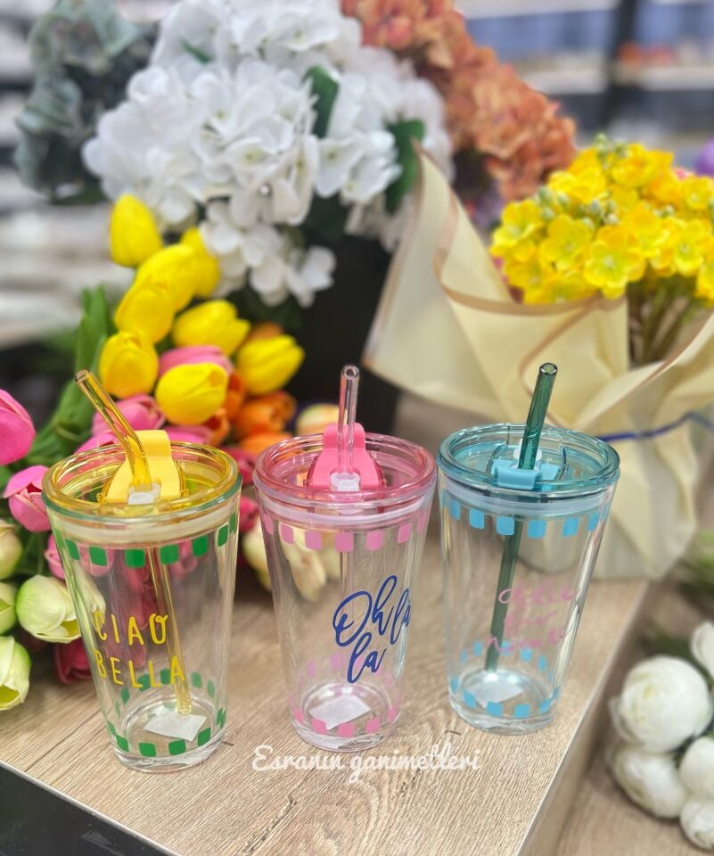 HCH-8798 CAM PİPETLİ CAM BARDAK (400ml)