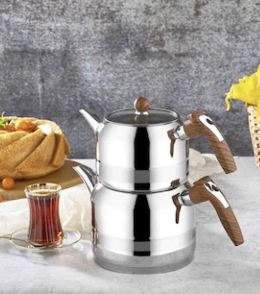 YAĞMUR  AHŞAP GÖRÜNÜMLÜ MEGA ÇAYDANLIK