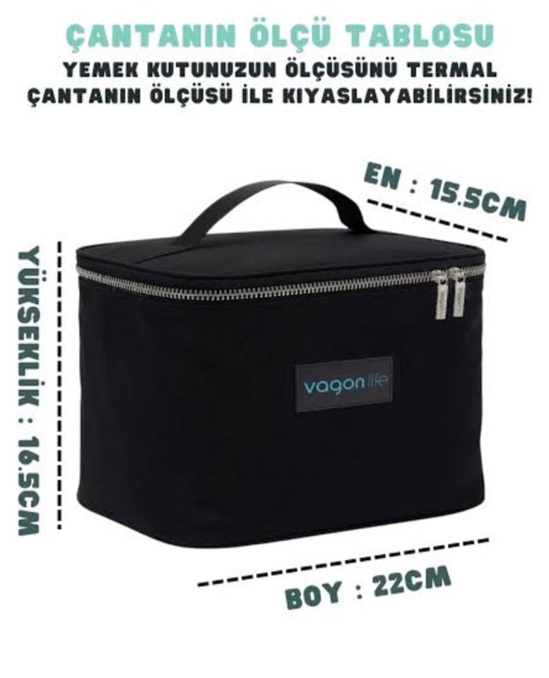 1062- ISI YALITIMLI ÇANTA (siyah)