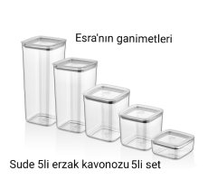 VP-260 Sude 5li Erzak Kavanozu