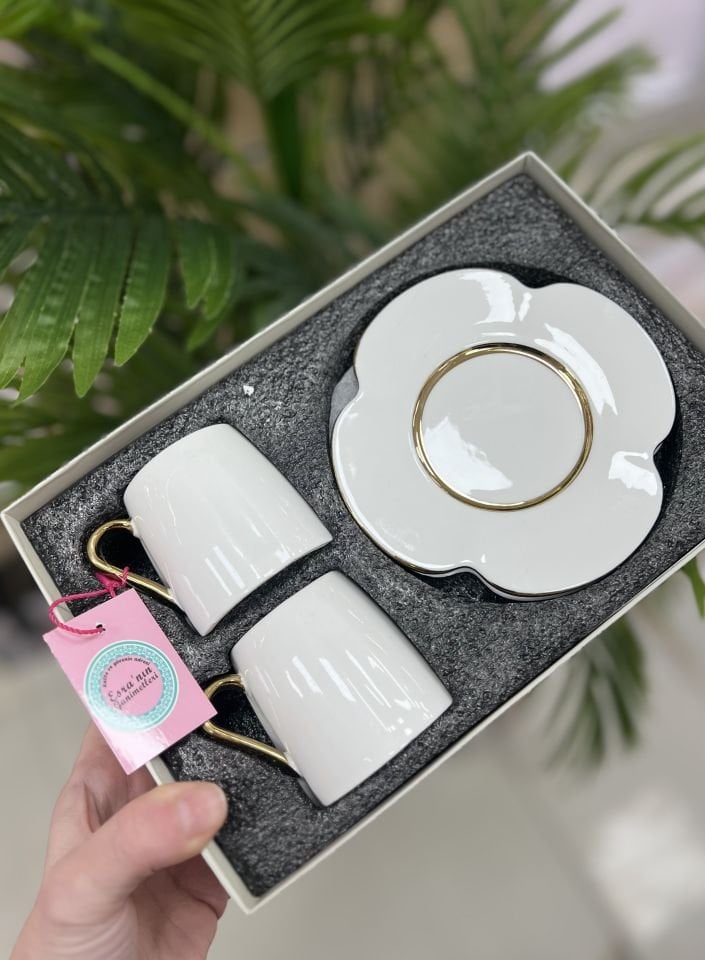 LOTUS DUO 2Lİ KAHVE FİNCAN TAKIMI
