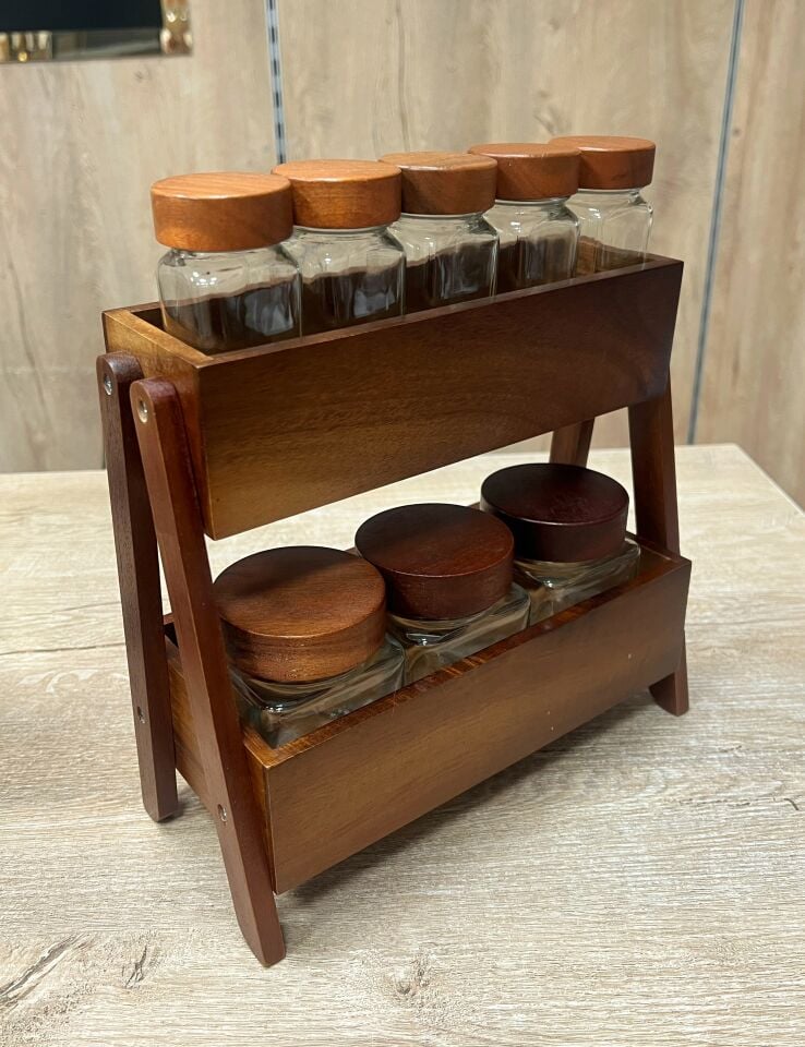 AKASYA 2 KATLI 8li BAHARAT SET