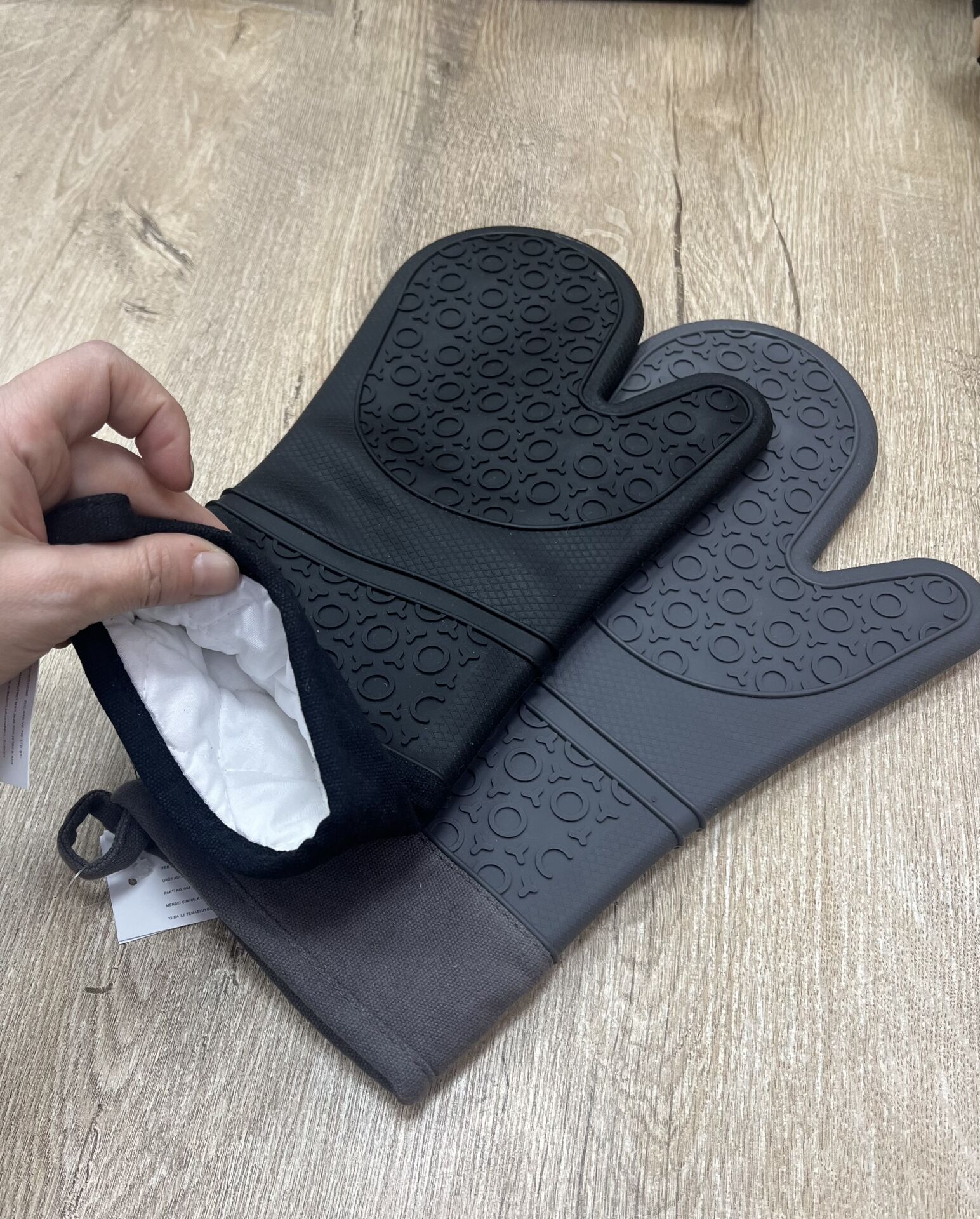 SİLİKON FIRIN ELDİVENİ (içi kumaşlı) 1ADET