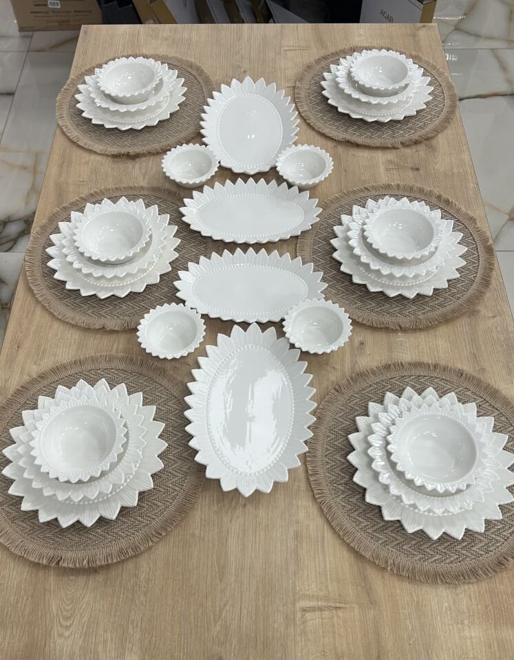 6 KİŞİLİK 26 PARÇA PORSELEN YEMEK TAKIMI